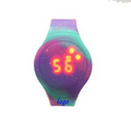 LED Silicone Watch Round shape